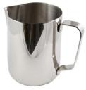 St/Steel 1 Litre Straight Sided Foaming Jug